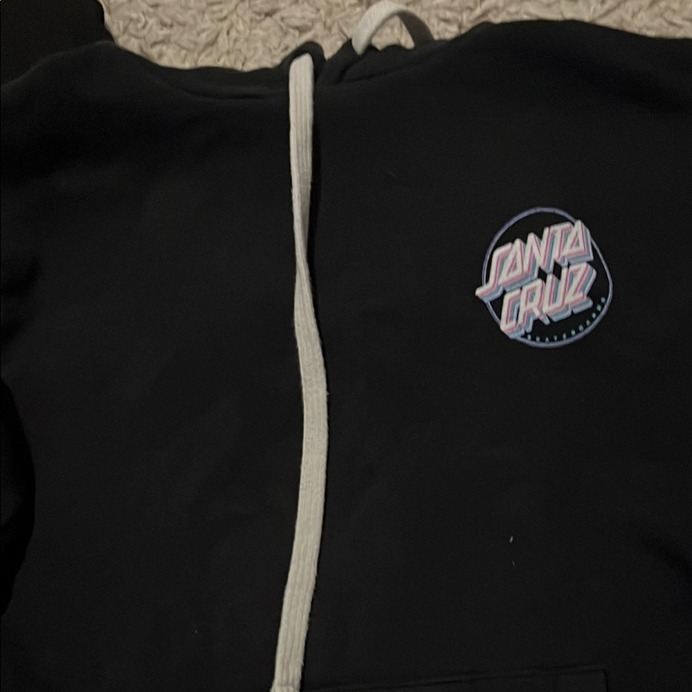 Santa Cruz Black Hoodie